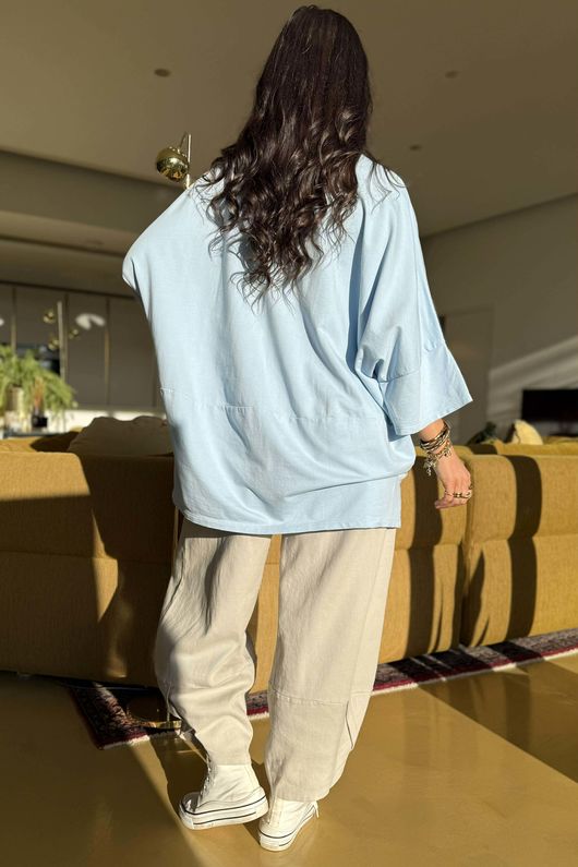 Lagen Nola Oversized Sweat Denim